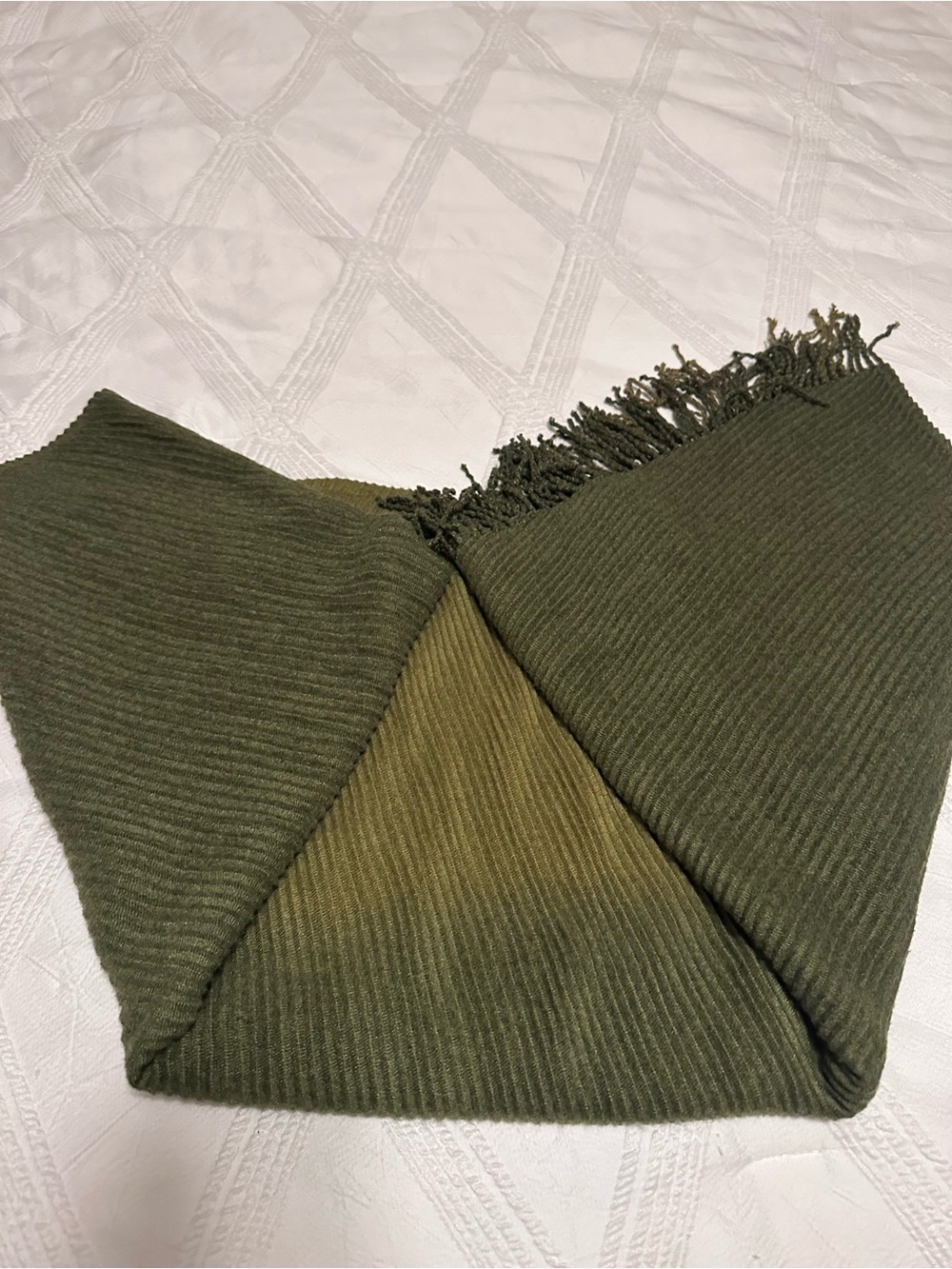 Lightweight Pretty Persuasions Olive Ombré Wrap Scarf /Shawl